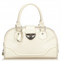 Louis Vuitton Vintage - Epi Bowling Montaigne GM Bag - Bianco Avorio - Borsa in Pelle Epi e Pelle - Alta Qualità Luxury