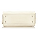 Louis Vuitton Vintage - Epi Bowling Montaigne GM Bag - Bianco Avorio - Borsa in Pelle Epi e Pelle - Alta Qualità Luxury
