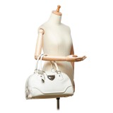 Louis Vuitton Vintage - Epi Bowling Montaigne GM Bag - Bianco Avorio - Borsa in Pelle Epi e Pelle - Alta Qualità Luxury