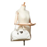 Louis Vuitton Vintage - Epi Bowling Montaigne GM Bag - White Ivory - Leather and Epi Leather Handbag - Luxury High Quality