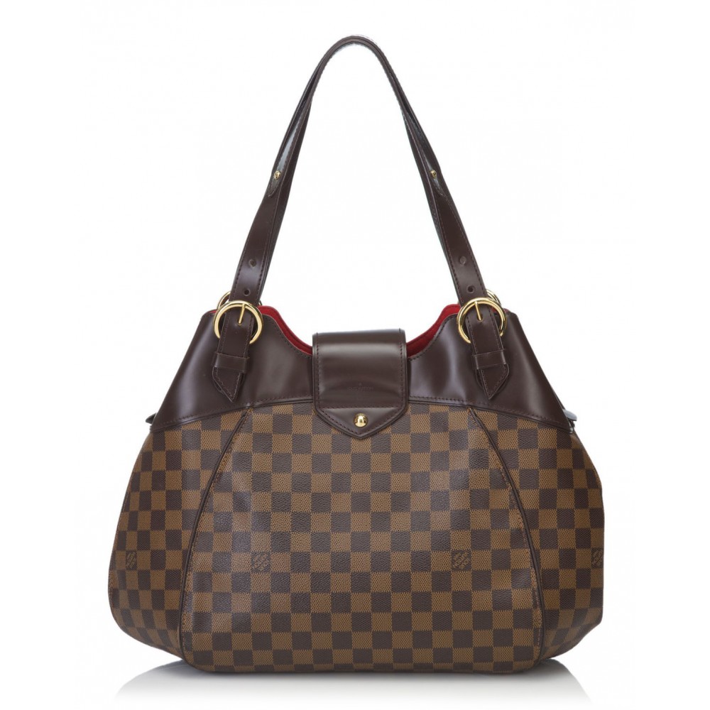 Louis Vuitton - Authenticated Siena Handbag - Cloth Brown for Women, Very Good Condition