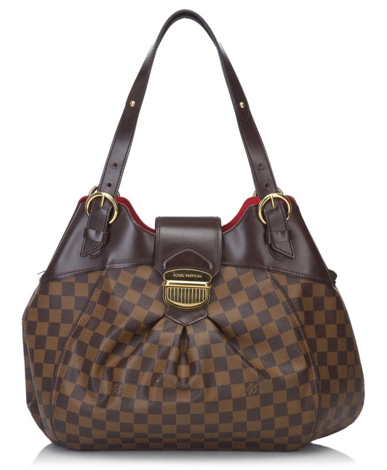 Louis Vuitton Vintage - Damier Ebene Sistina GM Bag - Brown