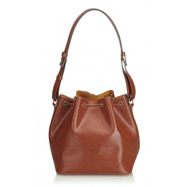 Louis Vuitton Vintage - Epi Petit Noe Bag - Brown - Leather and Epi ...
