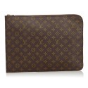 Louis Vuitton Vintage - Monogram Poche Documents Portfolio Bag - Brown - Canvas and Leather Handbag - Luxury High Quality
