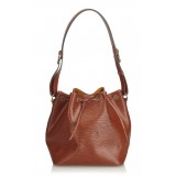 Louis Vuitton Vintage - Epi Petit Noe Bag - Brown - Leather and Epi Leather Handbag - Luxury High Quality