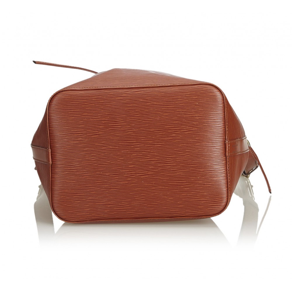 Louis Vuitton Vintage - Epi Petit Noe Bag - Brown - Leather and Epi Leather Handbag - Luxury ...