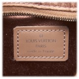 Louis Vuitton Vintage - Monogram Satin Little Boulogne Bag - Brown Bronze - Canvas and Leather Handbag - Luxury High Quality