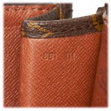 Louis Vuitton Vintage - Monogram Poche Documents Portfolio Bag - Marrone - Borsa in Pelle e Tela - Alta Qualità Luxury