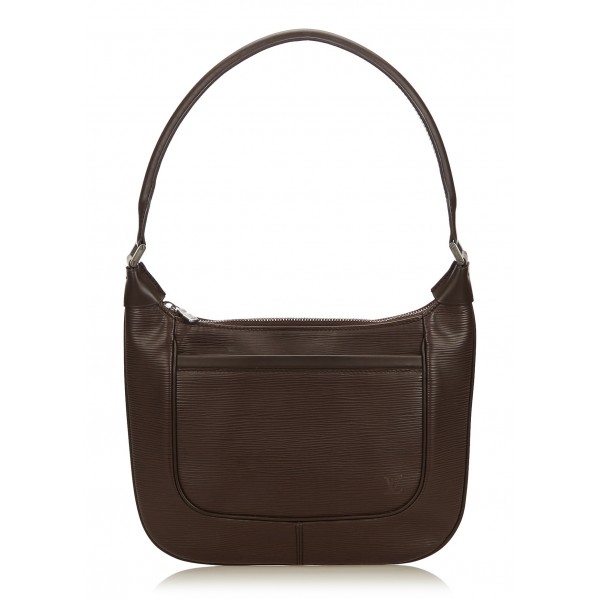 Louis Vuitton Vintage - Epi Matsy Bag - Nera - Borsa in Pelle Epi e Pelle - Alta Qualità Luxury