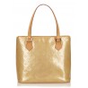 Louis Vuitton Vintage - Vernis Houston Bag - Oro Marrone - Borsa in Pelle Vernis - Alta Qualità Luxury