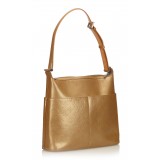 Louis Vuitton Vintage - Monogram Mat Sutter Bag - Oro Marrone - Borsa in Pelle Vernis - Alta Qualità Luxury