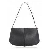 Louis Vuitton Vintage - Epi Demi Lune Pochette Bag - Black - Leather and Epi Leather Handbag - Luxury High Quality