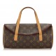 Louis Vuitton Vintage - Monogram Sonatine Bag - Marrone - Borsa in Pelle e Tela Monogramma - Alta Qualità Luxury