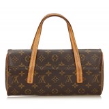 Louis Vuitton Vintage - Monogram Sonatine Bag - Brown - Monogram Canvas and Leather Handbag - Luxury High Quality