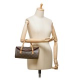 Louis Vuitton Vintage - Monogram Sonatine Bag - Brown - Monogram Canvas and Leather Handbag - Luxury High Quality