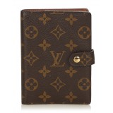 Louis Vuitton Vintage - Monogram Agenda PM - Brown - Diary in Monogram Leather and Leather - Luxury High Quality
