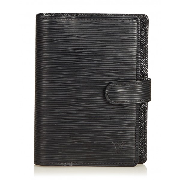 Louis Vuitton Vintage - Epi PM Agenda - Black - Diary in Epi Leather and Leather - Luxury High Quality