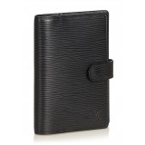 Louis Vuitton Vintage - Epi PM Agenda - Black - Diary in Epi Leather and Leather - Luxury High Quality
