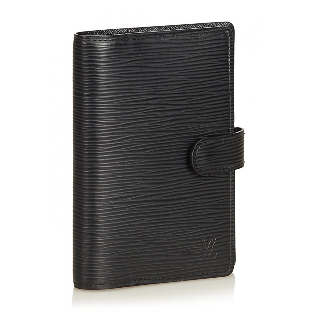 Louis Vuitton Vintage - Epi PM Agenda - Black - Diary in Epi Leather ...
