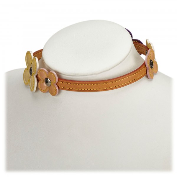 Louis Vuitton Monogram Vernis Fleur Wrap Bracelet