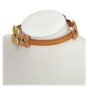 Louis Vuitton Vintage - Vernis Fleurs Double Wrap Bracelet Choker - Viola Multi - Collare LV - Alta Qualità Luxury