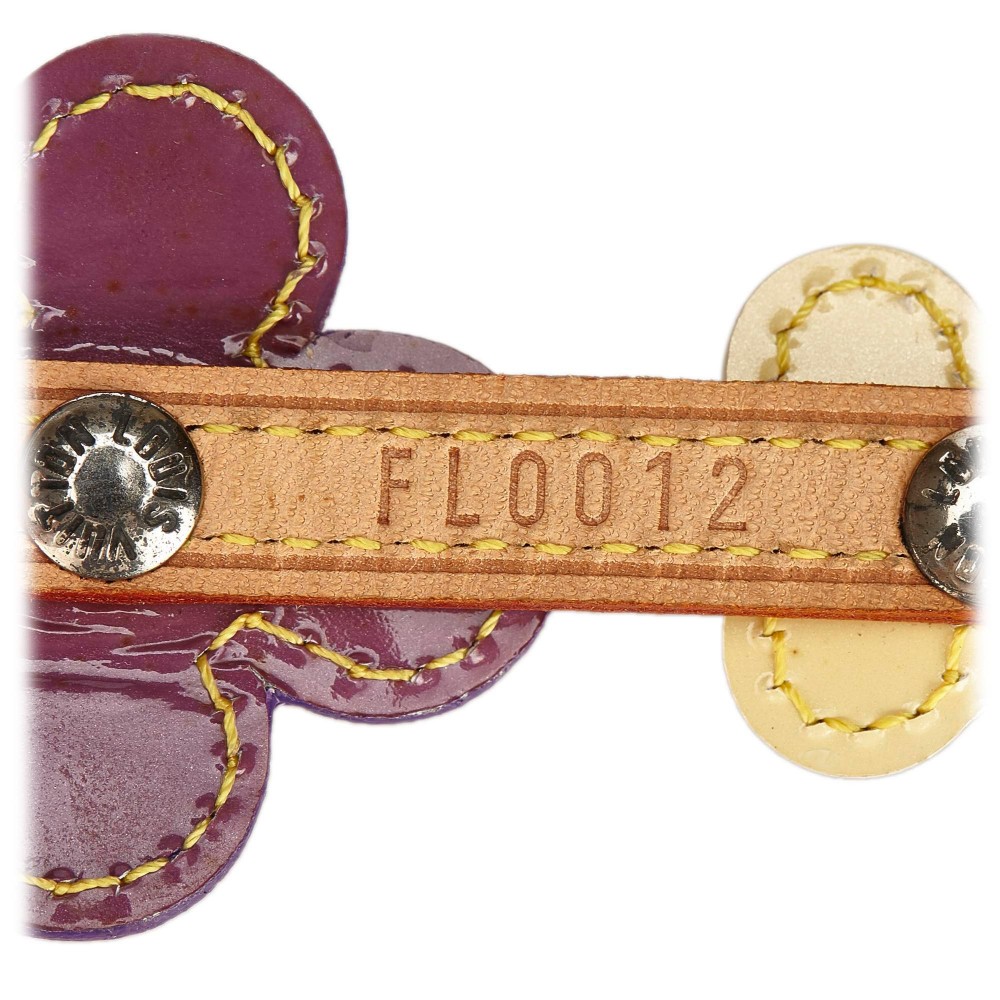 Louis Vuitton Vintage - Vernis Fleurs Double Wrap Bracelet Choker - Purple Multi - LV Bracelet ...