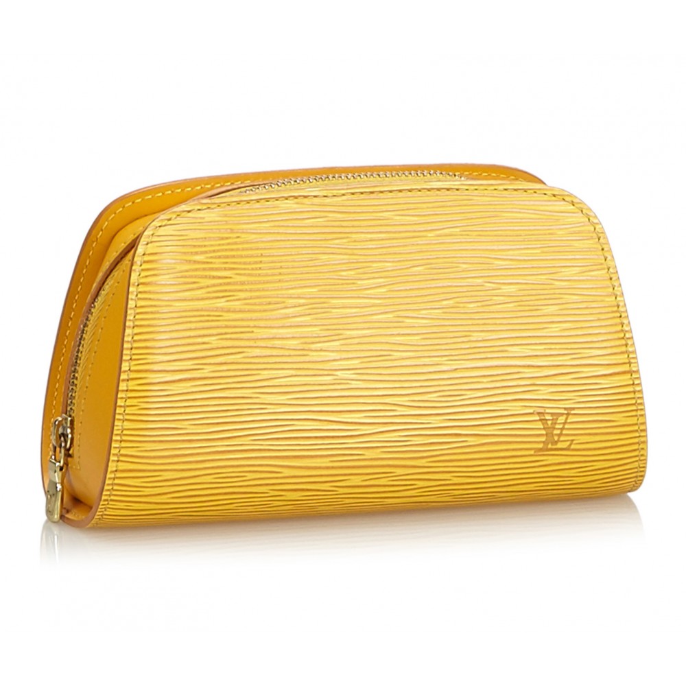 Louis Vuitton Vintage - Epi Pouch - Yellow - Leather and Epi Leather Pouch  - Luxury High Quality - Avvenice