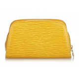 Louis Vuitton Vintage - Epi Pouch - Yellow - Leather and Epi Leather Pouch - Luxury High Quality