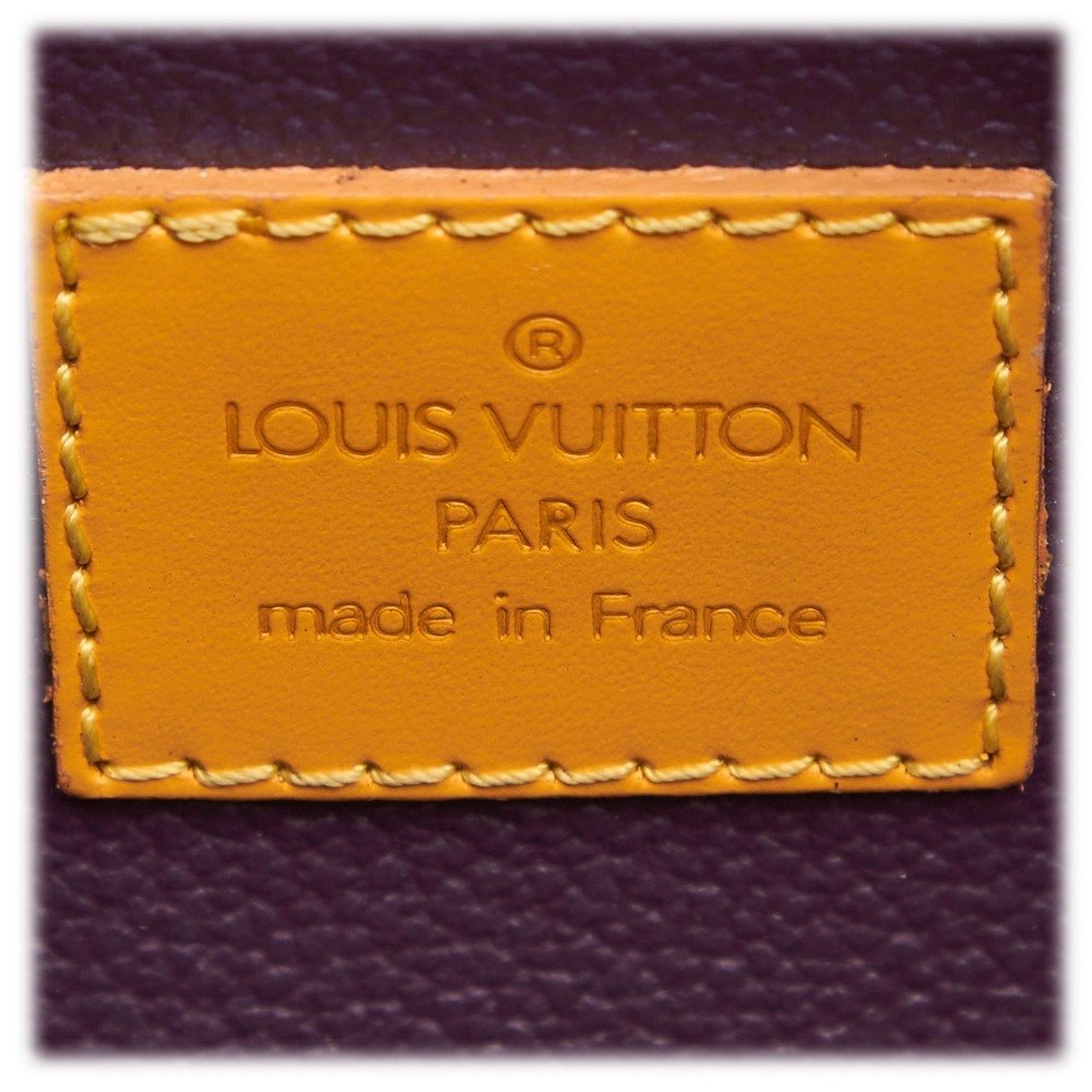 LOUIS VUITTON vintage bag in yellow épi leather - VALOIS VINTAGE PARIS