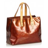 Louis Vuitton Vintage - Vernis Reade PM Bag - Marrone Bronzo - Borsa in Pelle Vernis - Alta Qualità Luxury