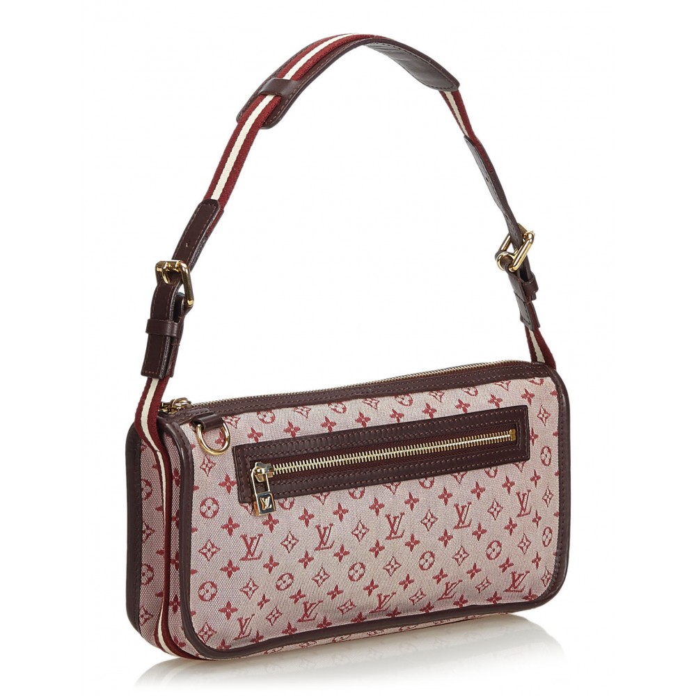 Louis Vuitton Vintage - Monogram Mini Lin Pochette Kathleen Bag - Pink - Monogram Leather ...