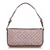 Louis Vuitton Vintage - Monogram Mini Lin Pochette Kathleen Bag - Pink - Monogram Leather Handbag - Luxury High Quality