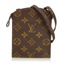 Louis Vuitton Vintage - Monogram Pochette Secret Passport Holder - Brown - Monogram Canvas and Leather - Luxury High Quality