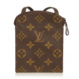 Louis Vuitton Vintage - Monogram Pochette Secret Passport Holder - Brown - Monogram Canvas and Leather - Luxury High Quality