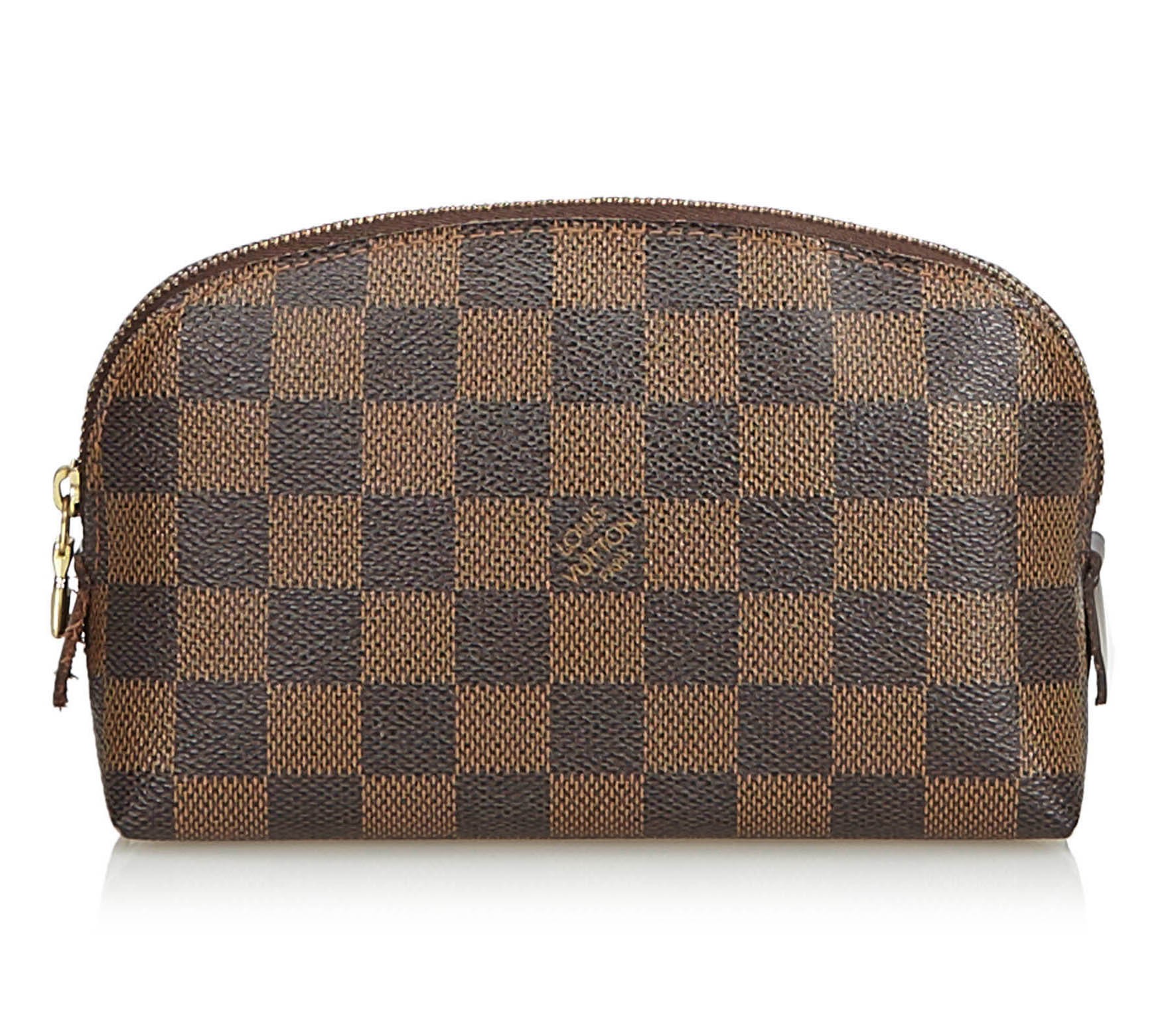 Louis Vuitton Vintage - Damier Ebene Cosmetic Pouch - Brown - Damier Canvas  and Leather Handbag - Luxury High Quality - Avvenice