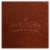 Louis Vuitton Vintage - Monogram Pochette Secret Passport Holder - Marrone - Pelle e Tela Monogramma - Alta Qualità Luxury