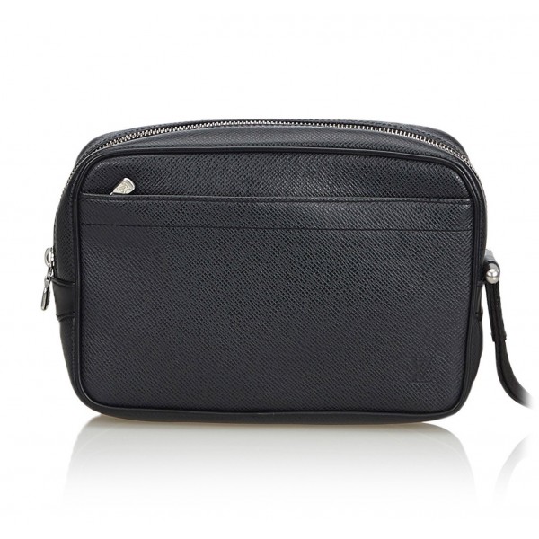 Louis Vuitton Vintage - Taiga Kaluga Clutch Bag - Black - Taiga Leather and Leather Handbag - Luxury High Quality