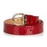 Louis Vuitton Vintage - Monogram Vernis Belt - Red - Vernis Leather Belt - Luxury High Quality
