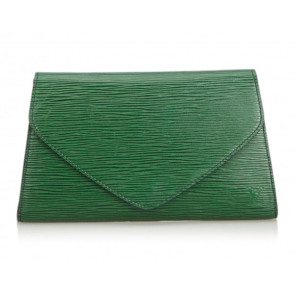 LOUIS VUITTON EPI SMALL GREEN CLUTCH BAG – Ubeauty fashion.com