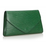 Louis Vuitton Vintage - Epi Art Deco Clutch Bag - Verde - Borsa in Pelle Epi e Pelle - Alta Qualità Luxury