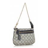 Louis Vuitton Vintage - Monogram Mini Lin Pochette Bag - Grey - Monogram Leather Handbag - Luxury High Quality