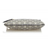 Louis Vuitton Vintage - Monogram Mini Lin Pochette Bag - Grey - Monogram Leather Handbag - Luxury High Quality