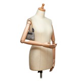Louis Vuitton Vintage - Monogram Mini Lin Pochette Bag - Grey - Monogram Leather Handbag - Luxury High Quality