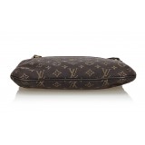 Louis Vuitton Vintage - Monogram Mini Lin Pochette Bag - Nera - Borsa in Pelle Monogramma - Alta Qualità Luxury