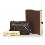 Louis Vuitton Vintage - Monogram Mini Lin Pochette Bag - Black - Monogram Leather Handbag - Luxury High Quality