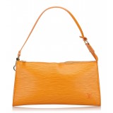 Louis Vuitton Vintage - Epi Pochette Accessoires Bag - Orange - Leather and Epi Leather Handbag - Luxury High Quality