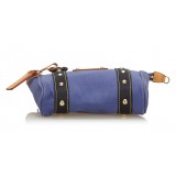 Louis Vuitton Vintage - Antigua Cabas PM Bag - Blu Nero - Borsa in Pelle e Tela - Alta Qualità Luxury
