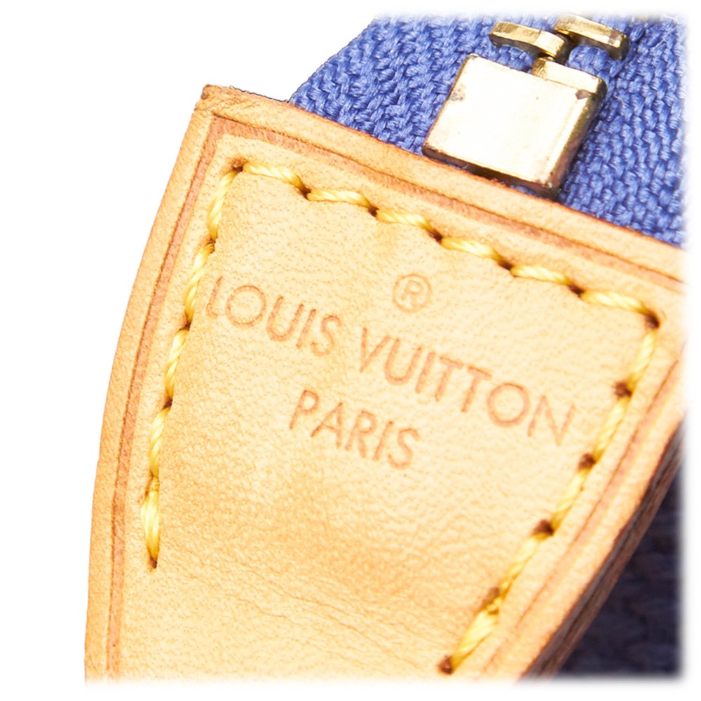 Louis Vuitton Vintage - Antigua Cabas PM Bag - Blue Black - Canvas
