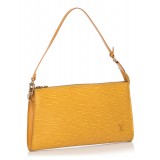 Louis Vuitton Vintage - Epi Pochette Accessoires Bag - Gialla - Borsa in Pelle Epi e Pelle - Alta Qualità Luxury