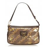 Louis Vuitton Vintage - Charms Pochette Accessories Bag - Marrone - Borsa in Plastica, Vinile e Pelle - Alta Qualità Luxury